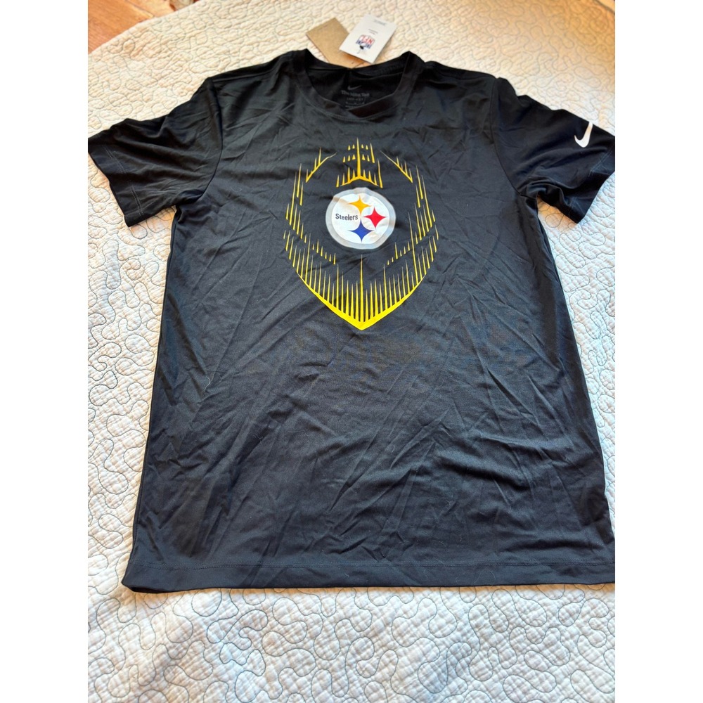 Nike Pittsburgh Steelers Mens Dri-Fit NFL T-Shirt Size Medium #528